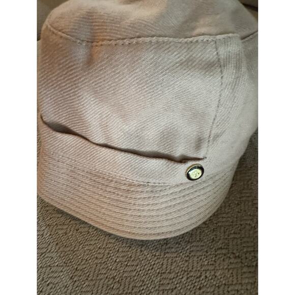 J. Crew Women's Bucket Hat Wool Tweed Light Blush Dusty Pink Size S/M - Picture 2 of 5